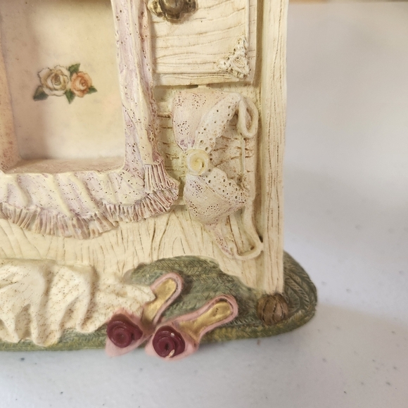 Vintage 90s Figi Dresser Collage Photo Picture Frame Resin Cottagecore Victorian - Picture 7 of 16